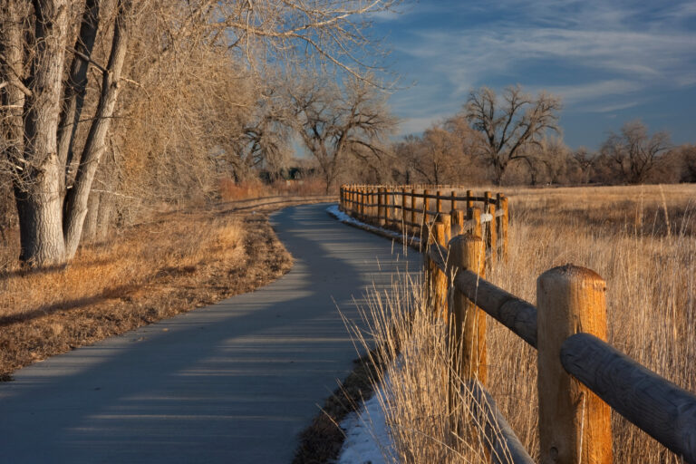 Greeley mortgage broker - photo of walking trail in Greeley CO