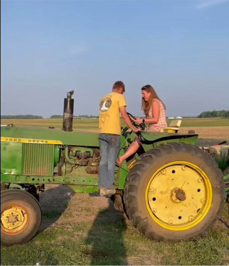 Ohio Mortgage Broker - One a tractor at the farm