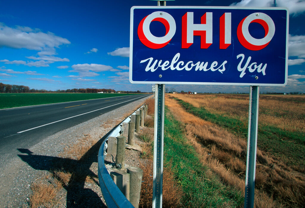 Wauseon Mortgage Broker - Photo of welcome to Ohio sign