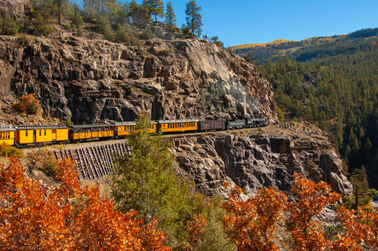 Durango Mortgage Broker - Durango-Silverton Railroad train on the mountain